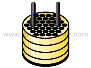ADAPTADOR PARA 35x7 ml TUBOS DIN - AMARELO